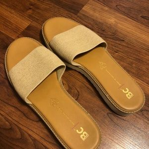 BC Footwear linen sandal